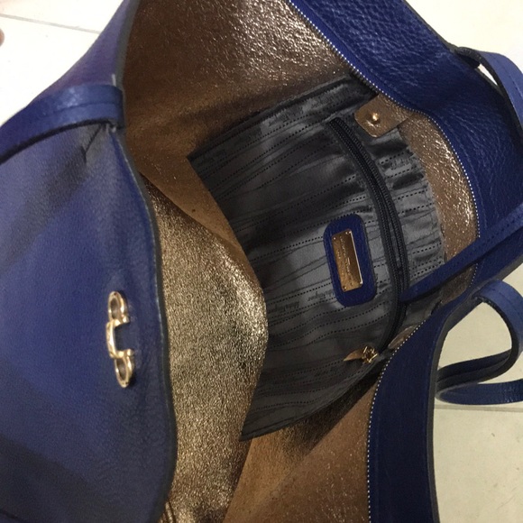 Ferragamo tote Bag Blue Authentic - Picture 7 of 8
